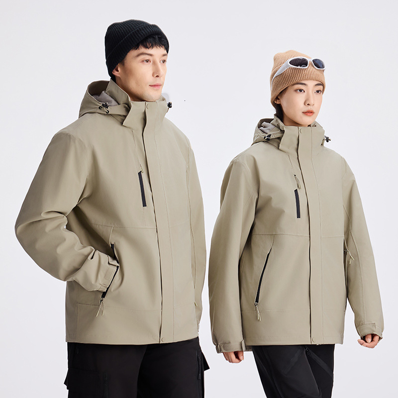 Ddmyoutdoor National Standard Three In One For Men Women Windproof Waterproof Rainstorm Proof Autumn And Winter Tibetan Outdoor Mountaineering Jacket 