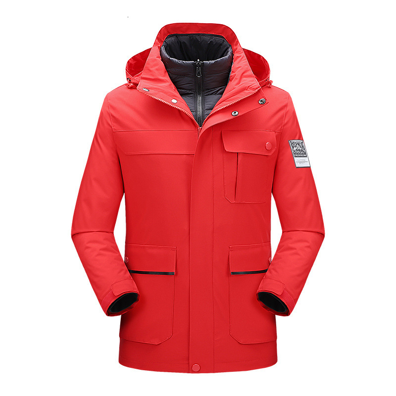 Ddmyoutdoor Winter Outdoor Assault Suit Men S Women S Three In One Detachable Jacket Windproof Waterproof Heated And Thickened Couple Two Piece Set Ja