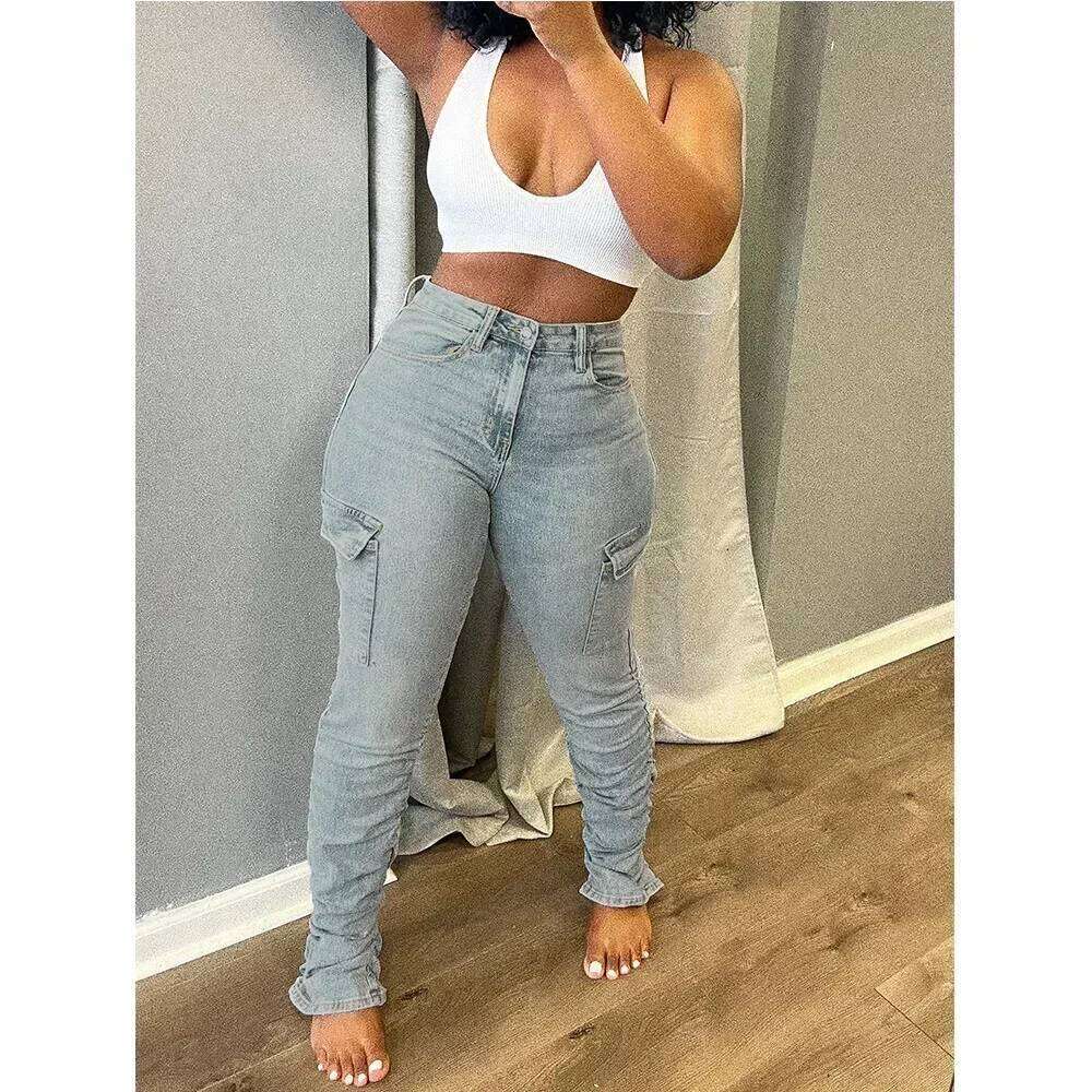 European Design Fashion Women Bandage Lace Up Sexy Trouser For Woman Female Long Pant