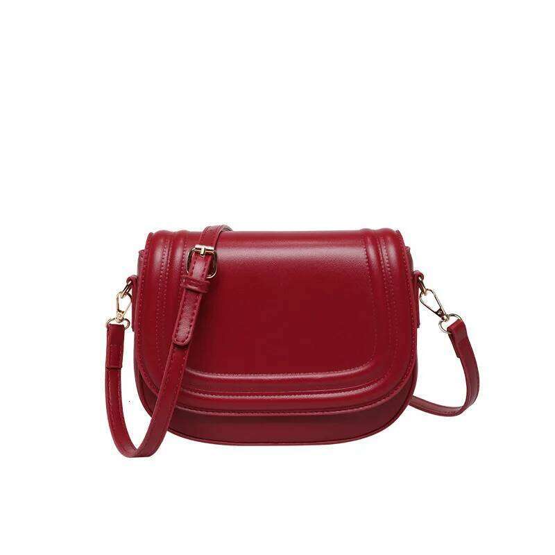 Bags For Women Saddle Crossbody 2025 Trend Designer Underarm Shoulder Bag PU Leather Ladies Handbags And Purses