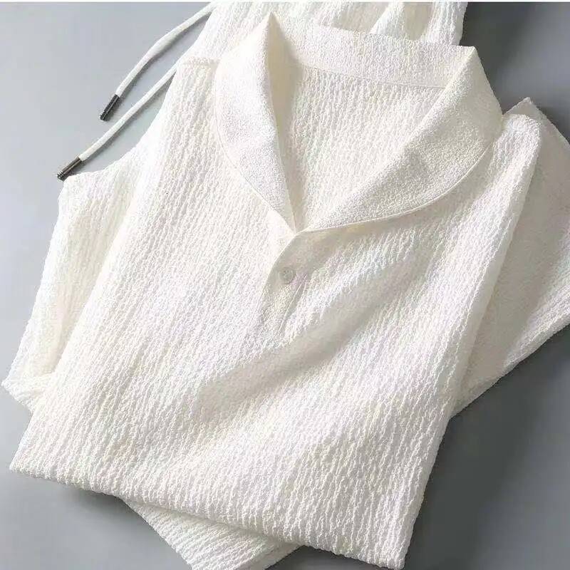 Ddmyoutdoor PCS Summer Men Sports Tracksuit Business Short Sleeved And Trousers Korean Runnign Sets Outfits Gym Hombre Jogging Suit