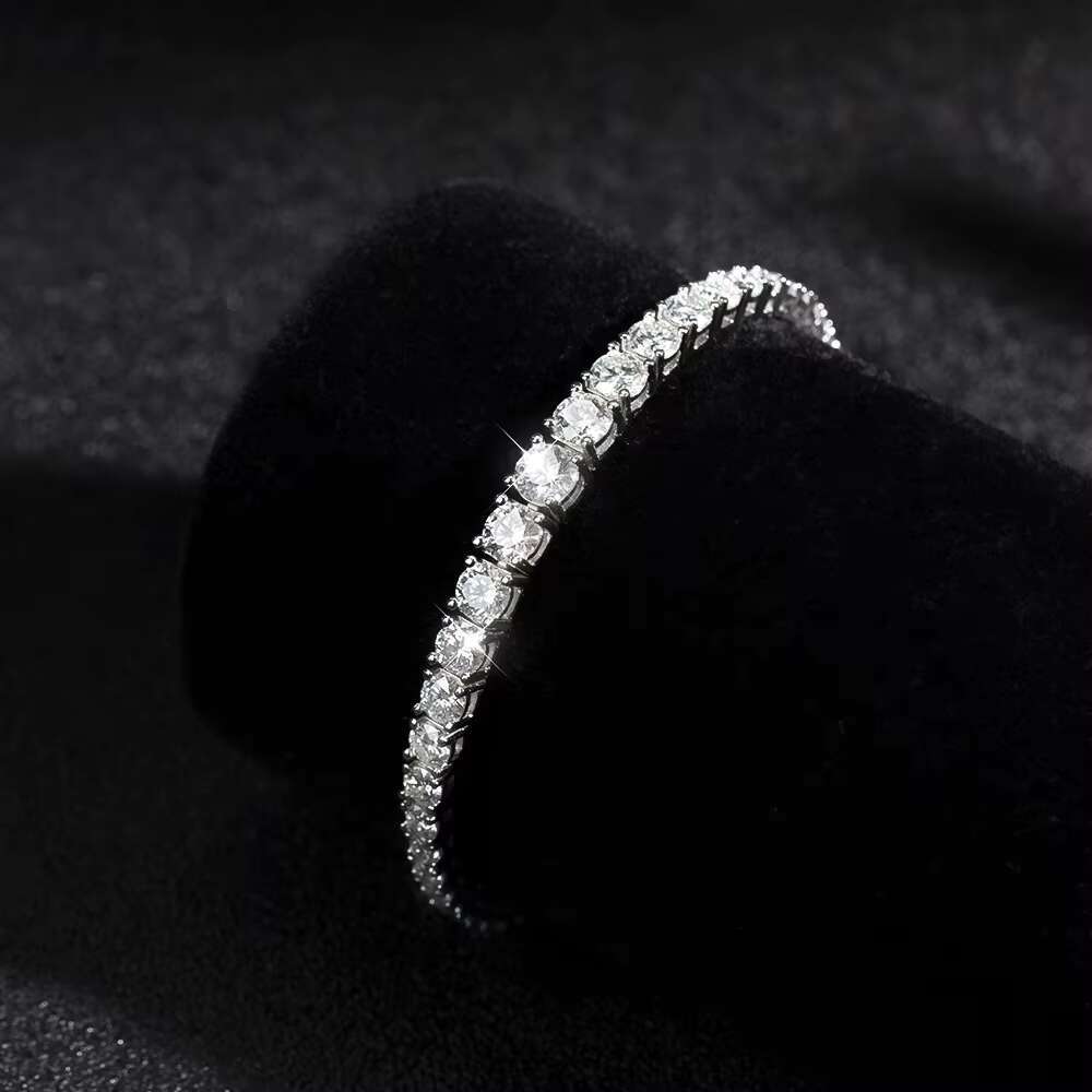 D Color VVS1 Moissanite Diamond Trendy New Design Tennis Bracelet for Wedding Jewelry for Women