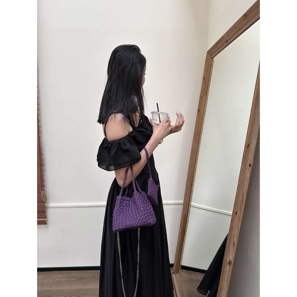 Niche Nylon Handwoven for Women New Bucket Large Capacity Handheld Tote Basket Mother Bag