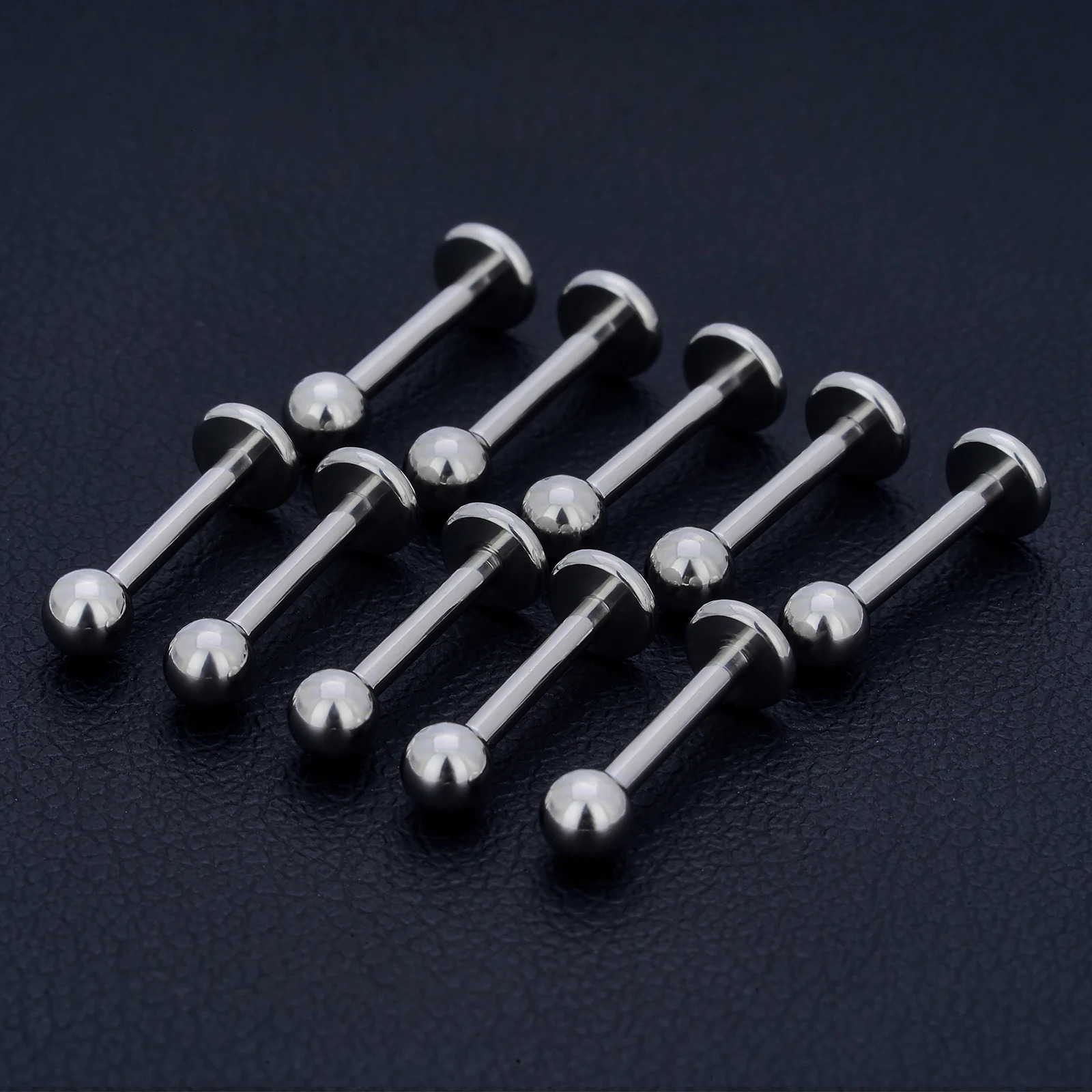 10pcs G23 Labret Piercing Lip Ring 16G Internal Thread Nose Stud Earring Tragus Helix Cartilage Piercing Women Jewelry 250605
