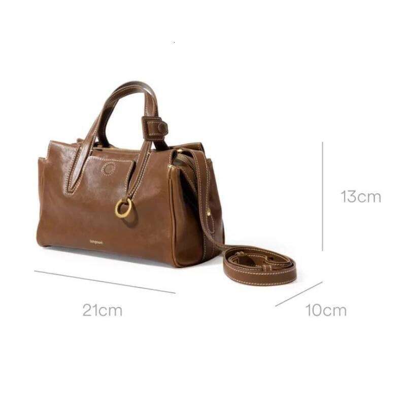 Women Travel Shoulder Large Capacity Fashion Versatile Plant Fiber Leather Commute Bag Motorcycle Equ Handbags