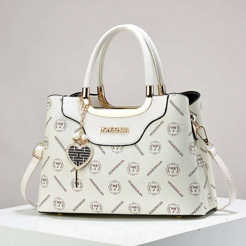 Elegant And Atmospheric Handbag Fashionable Large-Capacity Simple Messenger Commuter Women's Bag