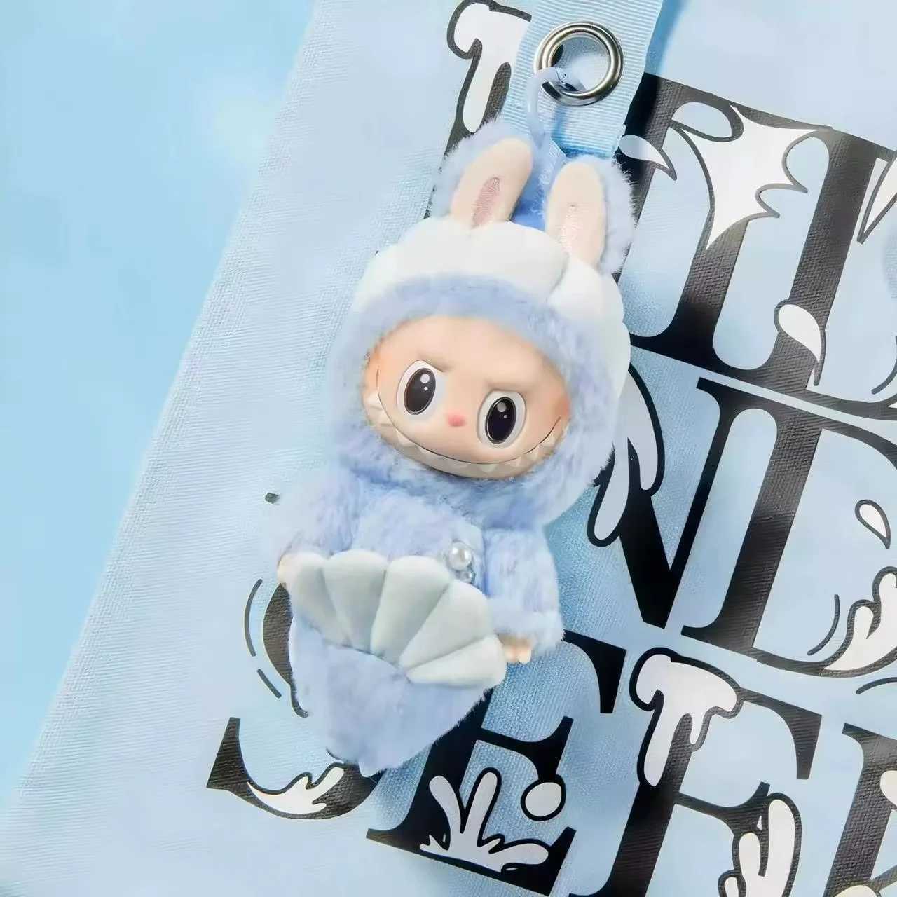 LABUBU Mermaid Hide And Seek Vinyl Doll 1 1 High Quality Cartoon Kawaii Cute Pendant Toy For Bag Backpack Decoration Collection Gift X250606