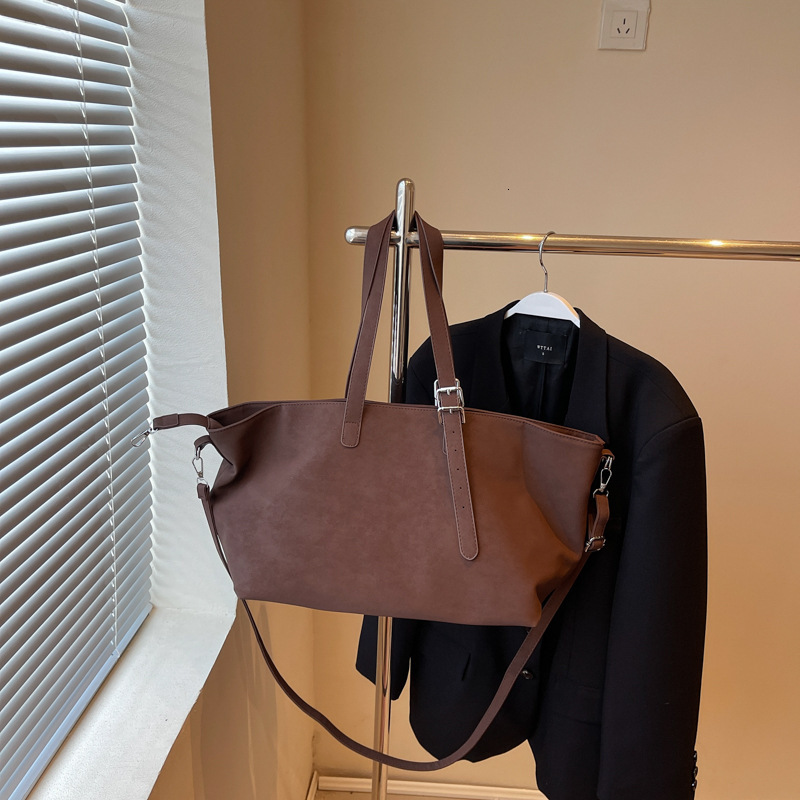 Free Shipping Brand Original Suede Brown Gallini Designer Handbag Multi-shape Modern Tote Bag For Women Large Luxurious Capacity Shoulder Crossbody Ba