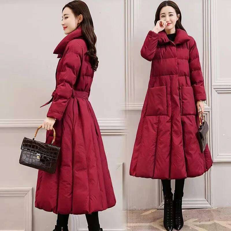 Winter Jacket Women Long Down Jackets Warm 2024 New Female's Casual Thick Quilted Cotton Puffer Coats Parkas Outwear