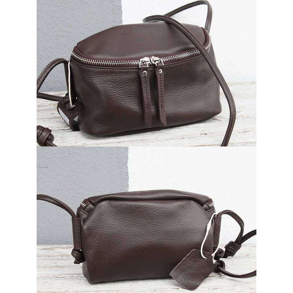 Real Leather Mini Square Women Fashion Lightweight Crossbody Thin Strap Samll Handbag Everyday Purse Shoulder Bag 2025/06/06