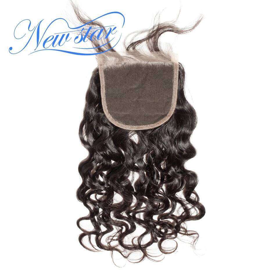 Brazilian Natural 3 Bundles Extension With 5x5 New Star Raw Virgin Human Hair Weaving Water Wave And Closure