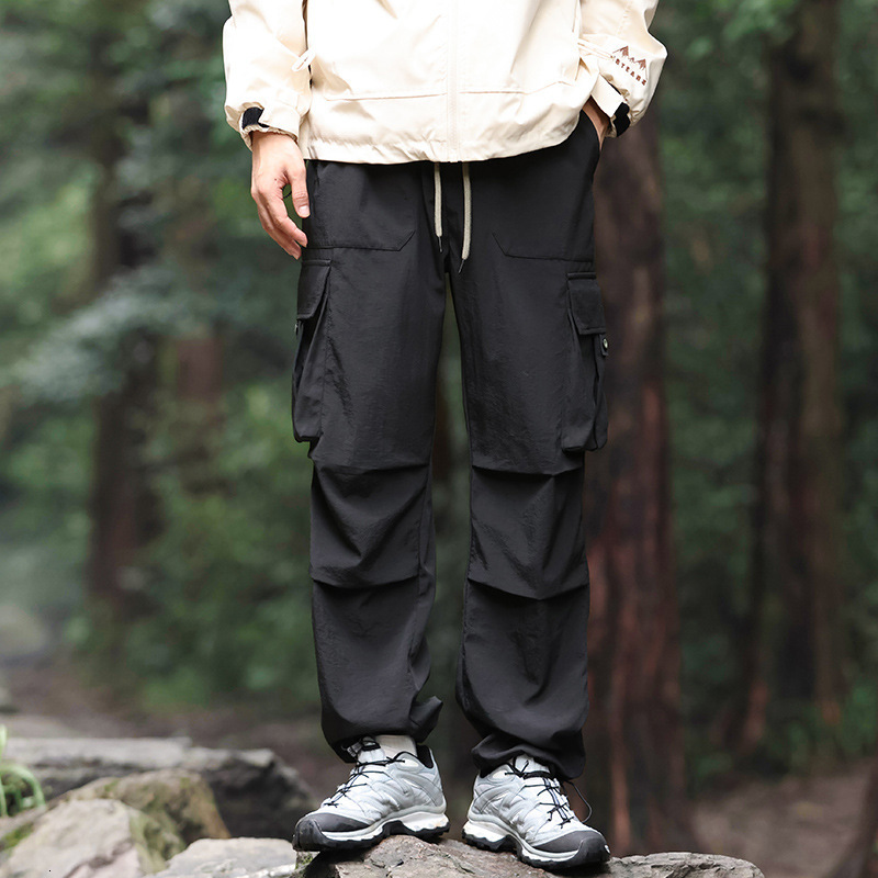 Ddmyoutdoor Autumn Men S Three Proof Assault Loose Straight Leg Casual Outdoor Waterproof Windproof Mountaineering American Workwear Sports Pants Jack