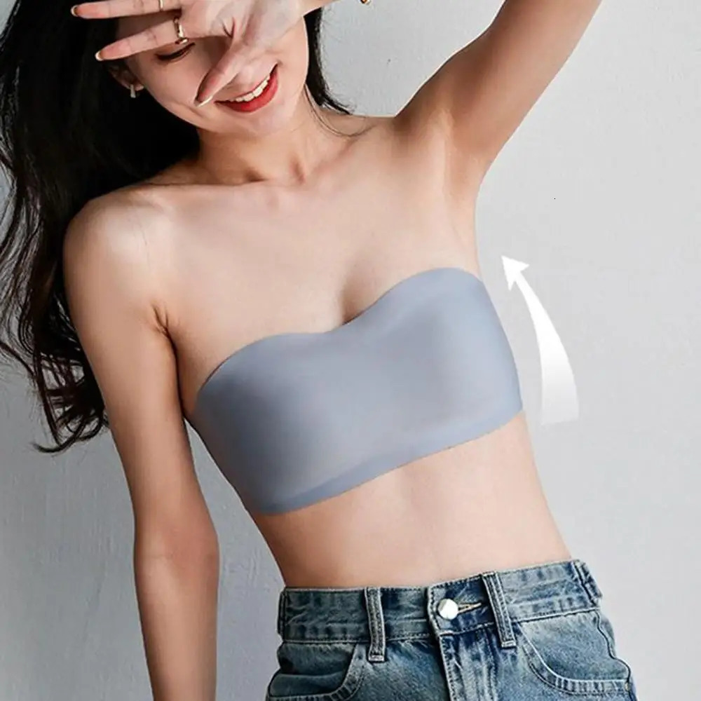 Womens Sexy Strapless Bra Push Up Wireless Bras Effective Slip-proof Seamless Invisible Bralette Without Straps Lingerie 250530