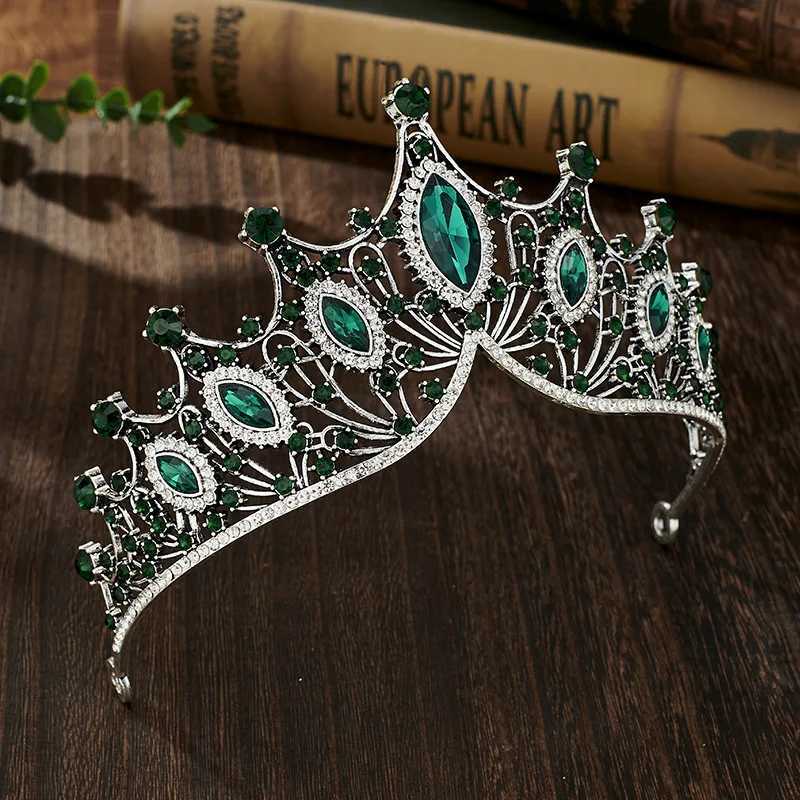 Baroque Vintage Bridal Tiara Wedding Headpiece Birthday Queen Crown Kids Princess Tiara Z250605