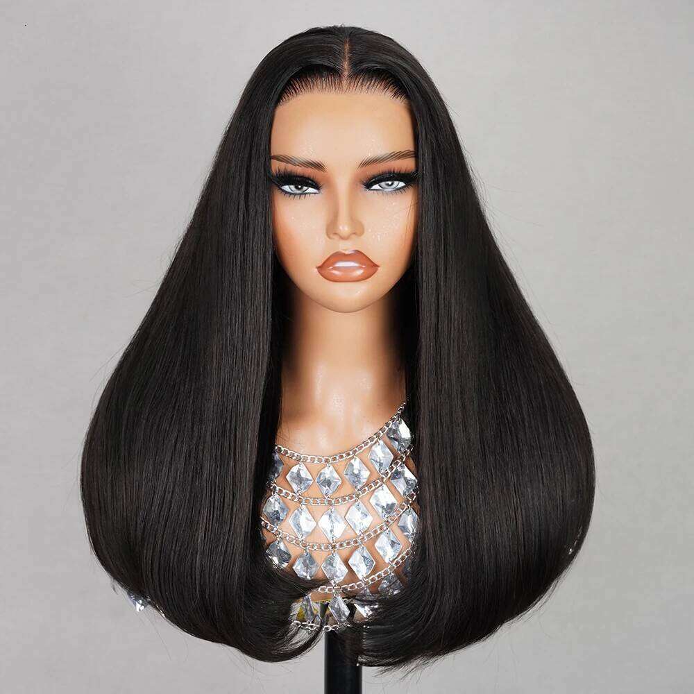 15A Super Double Drawn Human Hair Wigs for Women Plucked Wear to Go 6x5 Glueless Frontal Wig Pre Cut Lace 210% density