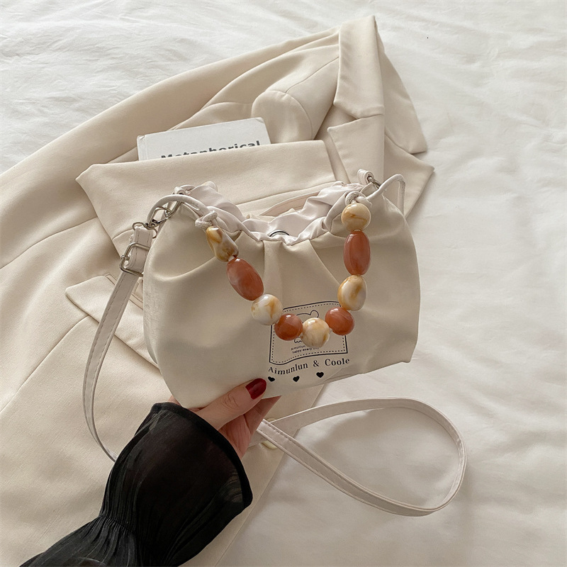 designer 2025 Fashion Trendy Unique Design Bucket Bag Spring New Textured Women's Casual Shoulder Crossbody Bag