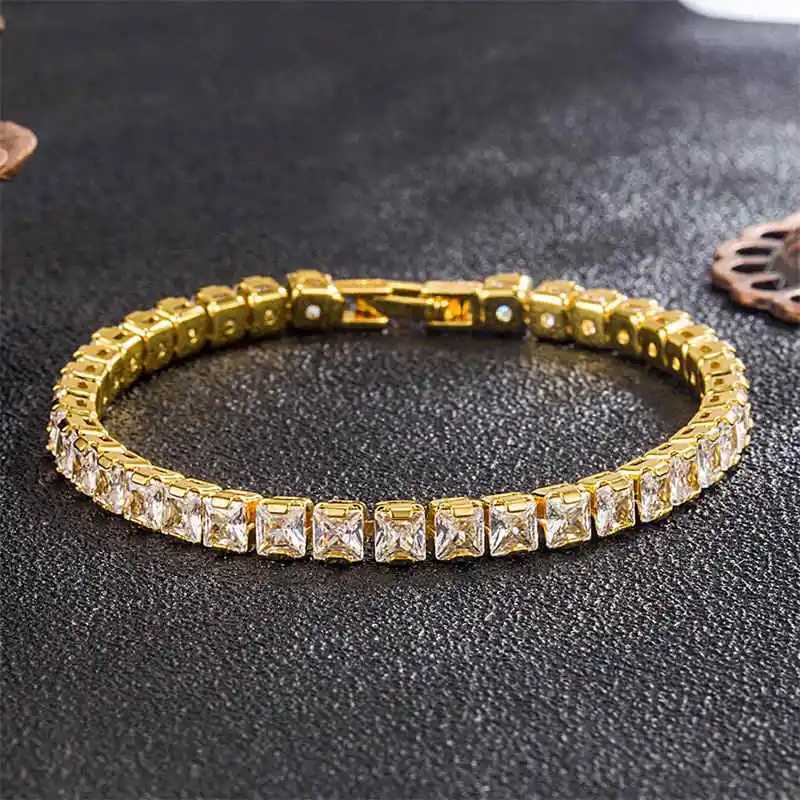 2-6.5mm Real Moissanite Tennis Bracelet for Women Christmas Gift Platinum Plated 100% 925 Sterling Silver Wedding Jewelry W250606