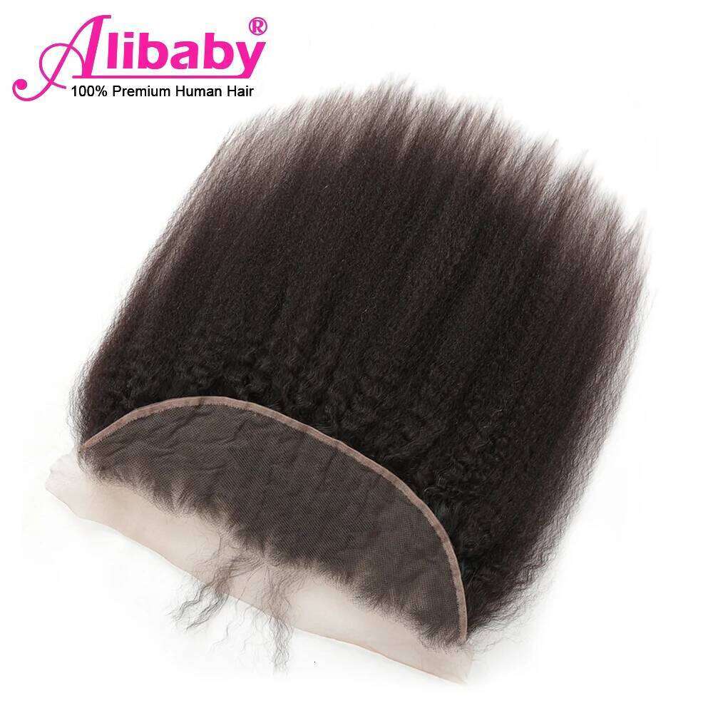 Peruvian Kinky Straight 4x4 100% Remy Human Hair Extension 1 2 With Closure Weave Bundles M