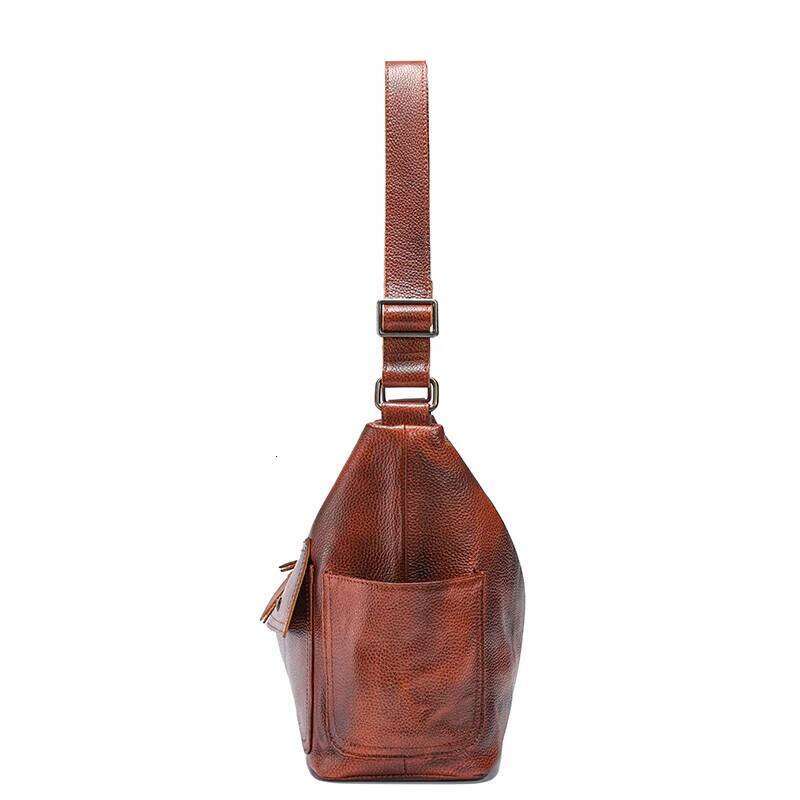 Designer Bags 2025 Cow Genuine Leather Shoulder Bag Ladies Casual Soft Cowhide Retro Handbags Female Fashion Design Crossbody Bags Luxury Bag
