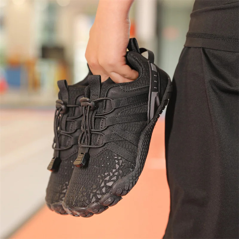Kids Upstream Hiking Aqua Shoes Five Fingers Barefoot Beach Water Shoes Children Sneakers Swimming Non-slip Walking Camping 250604