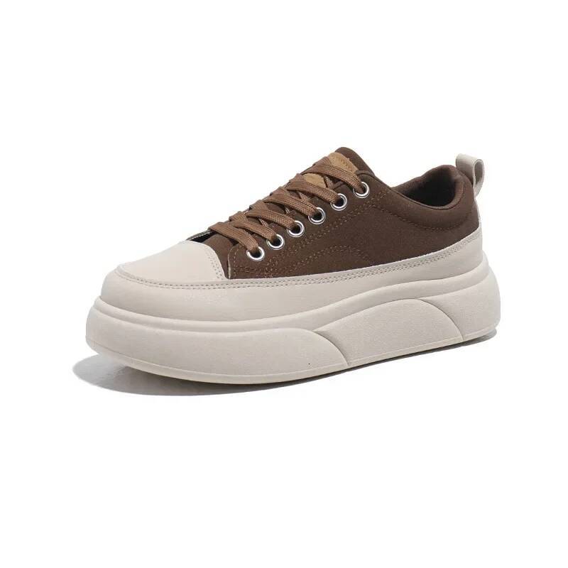 Ddmyoutdoor Women S Leopard Print Spring New Thick Soled Sports Female Students Casual Board Shoes Fashion Lace Up Sneakers Outdoor Shoes