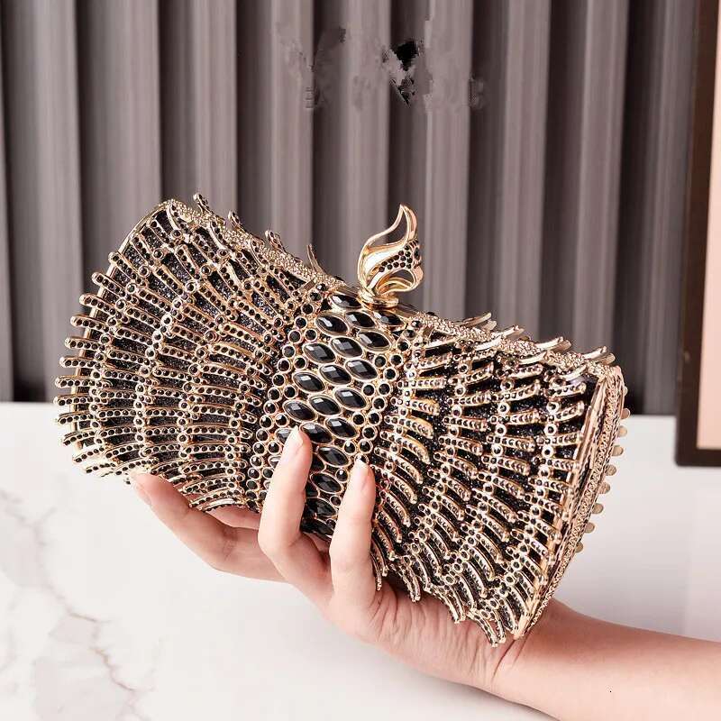 Woman Crystals Clutch Purse Wedding Bridal Clutches Purses Dinner Banquet Dia Handbags Party Evening Bag
