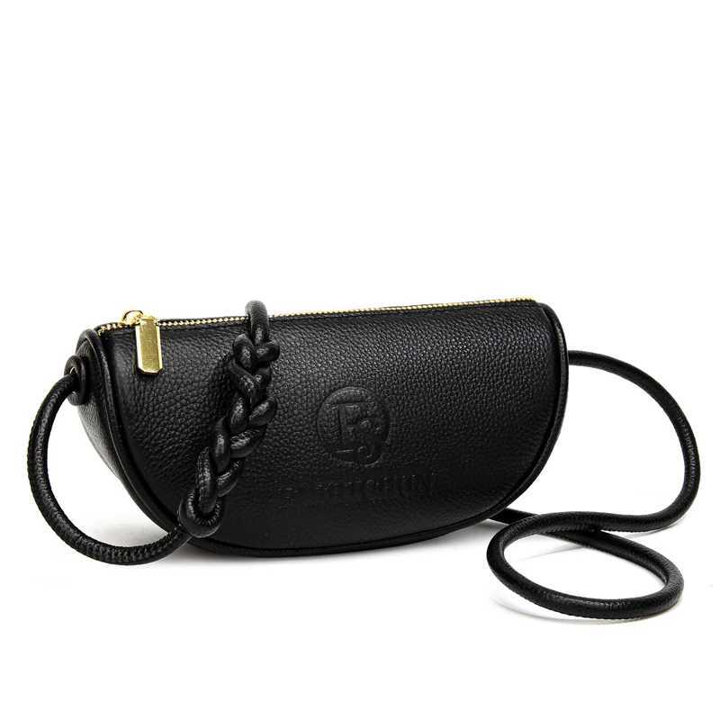 FAshion Mini Bags Trend Designer Handbags WomenS Genuine Leather Casual Lady Shoulder Black Crossbody Bag For girl M250606