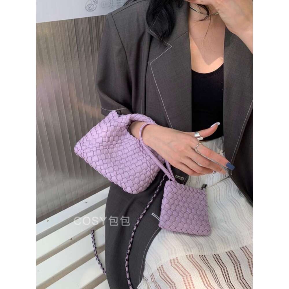COSY Mini Woven Tote for Women Summer Crossbody Bag New Fashion Versatile Handbag