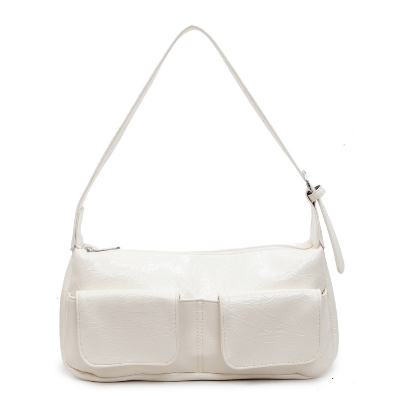 Free Shipping Designer Bag French Style Niche Armpit For Womens Summer 2025 New Trendy And Fashionable Single Shoulder Motorcycle Texture Hand-held To