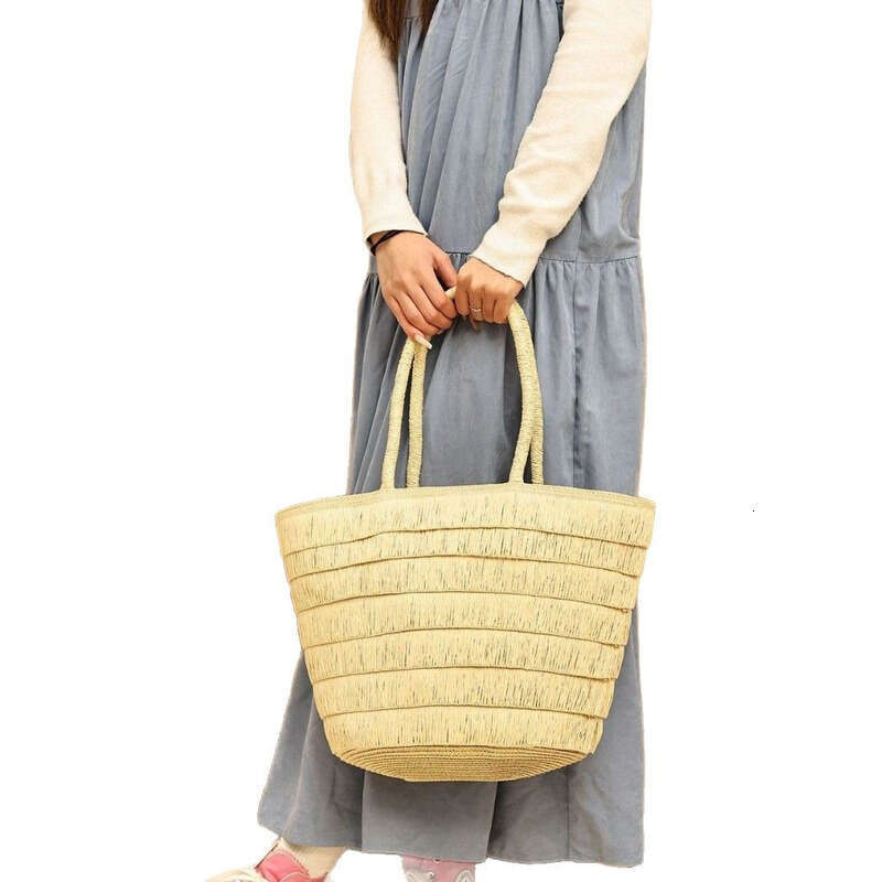 Straw Beach Tote New Straw Woven Fashion Women S Large Capacity Commuter Tote Beach Bag Straw Large Tote
