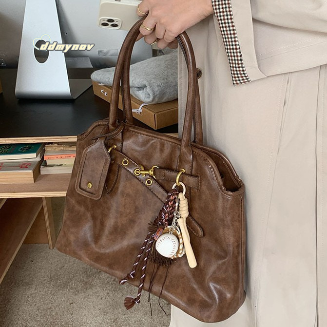 Large Capacity Tote 2025 New High-end Handbag Shoulder Underarm Briefcase Commuter Women's Bag ddmynov