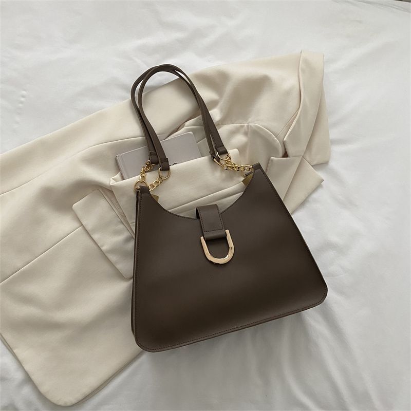 2025 Spring and Summer New Women's Bag Texture Women's Bag New Style Retro Fashion Single Shoulder Underarm Bag Multi functional Commuter Ha