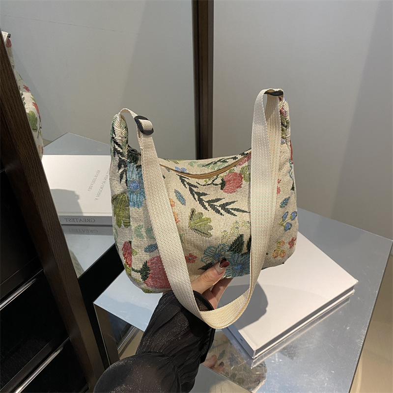 designer Canvas Bag for Women 2025 New Large Capacity Handbag Shoulder Tote Bag Niche Design Sense Office Commute Tote Bag