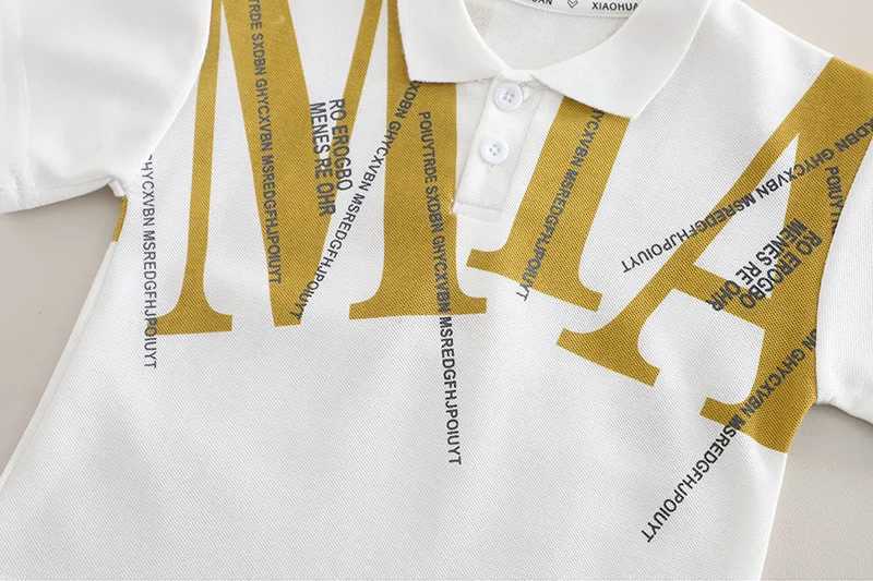 Boys Polo Shirts Clothes Sets Summer 2025 Childrens Cotton T-shirts Shorts 2pcs Sports Suit For Baby Tracksuits Kids Outfits 6Y R250606