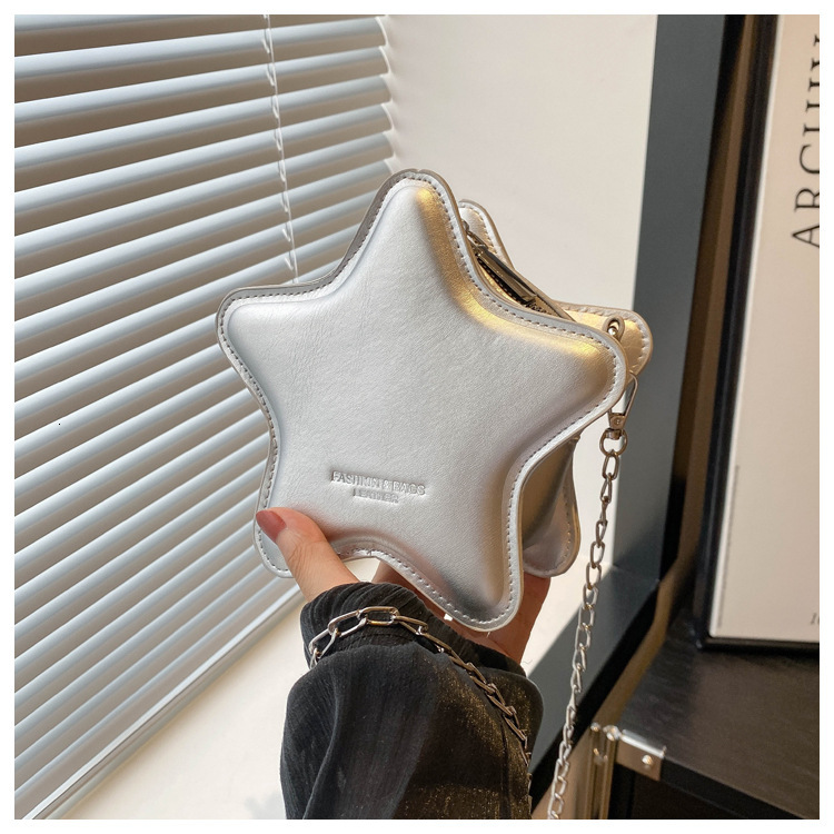 designer Chain Star Box Small Bag Women's Bag 2025 New Fashion Shoulder Bag Cross-border Export Dropshipping Crossbody Bag
