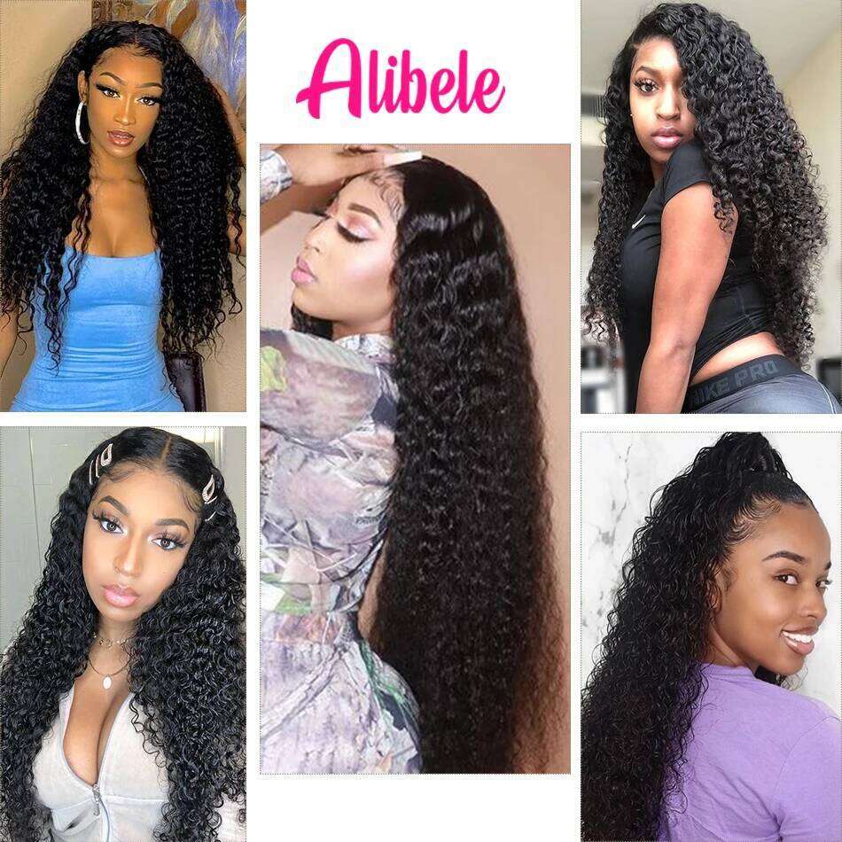 5x5 HD Brazilian Deep Wave Curly Hair With 4x4 Lace Closure Remy HumanHair Bundles WithClosure