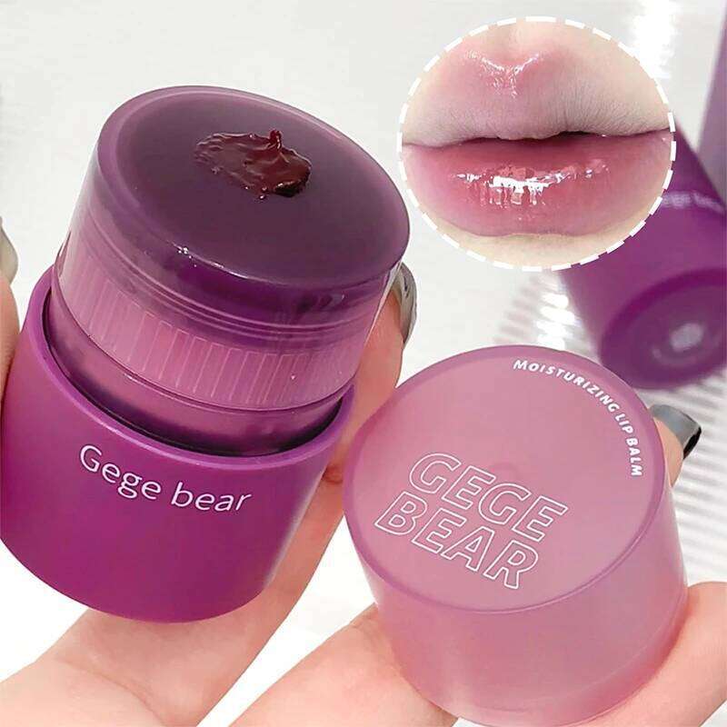 Gege bear Full Color Moisturizes Hydrating Korean Delicate Girl Lip Balm Cross Border Beauty free shipping