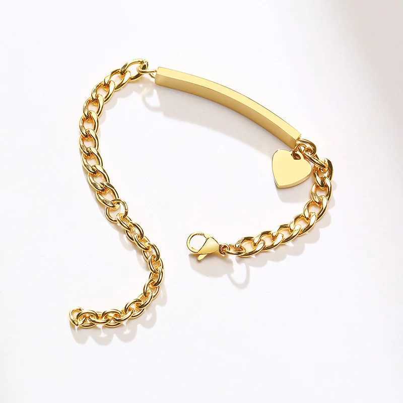 Vnox Custom Personalize Girls Name Baby Bracelet Anti Allergy Stainless Steel Chain Adjustable Baptism Gifts for Girls Boys W250606