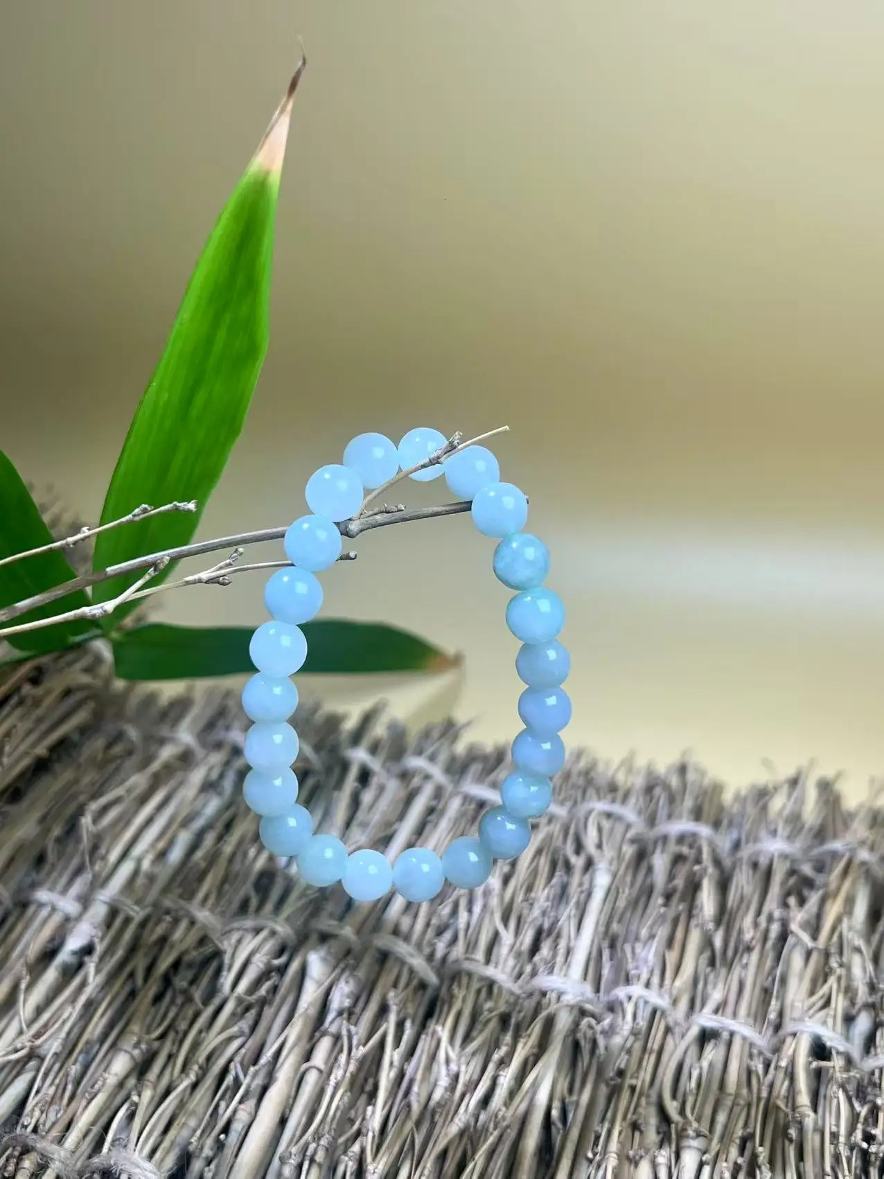 Natural Grade A Jade 5.5-6mm Elastic Bracelet Charms Exquisite Jewelry Couple Beaded Bracelet Gift items 250604