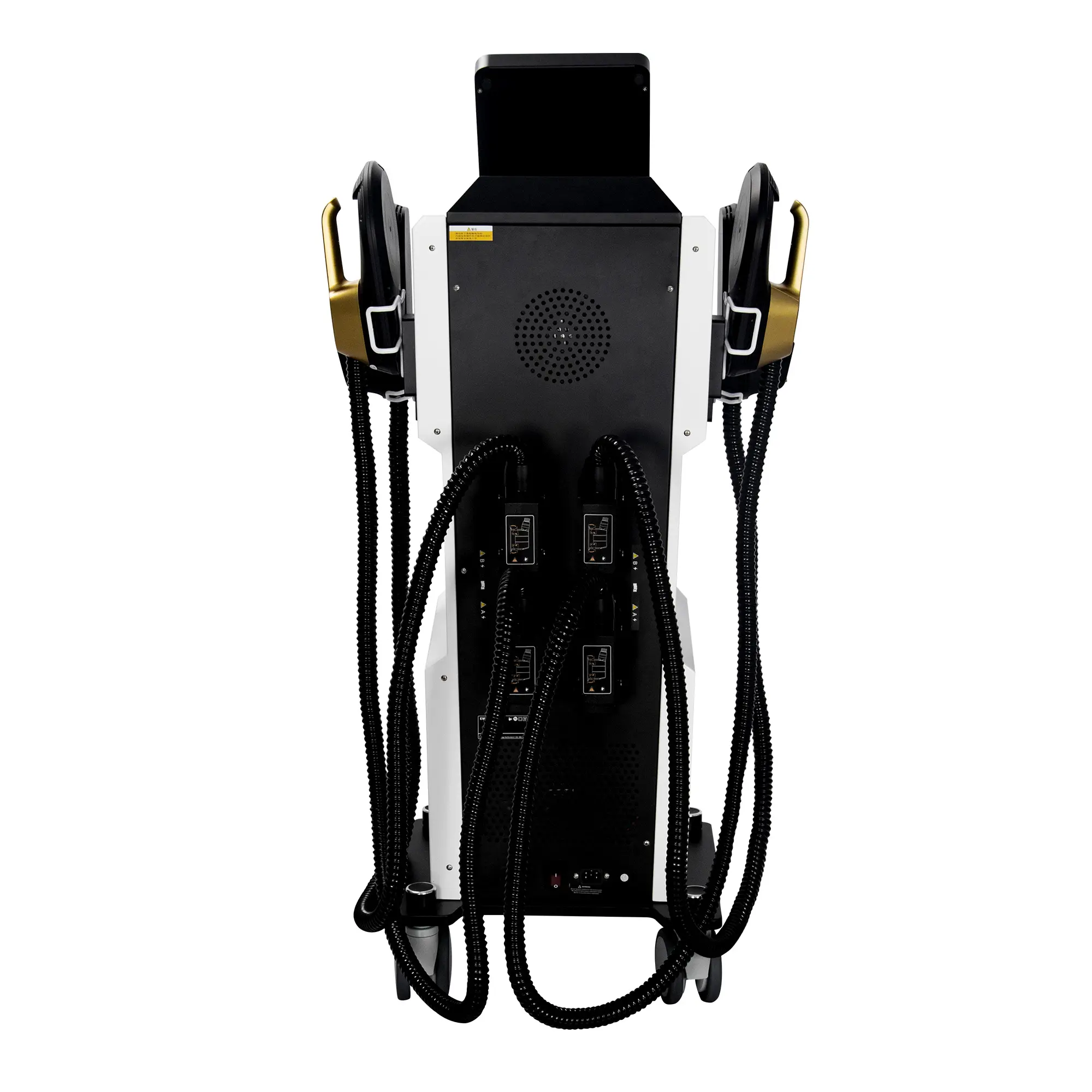 New Ems Rf 4 Handles Muscle Training Ems Muscle Stimulator Body Slimming Fat Burning Ems Sculpt Slimming Shape Body Build Muscle Fat Burn Body Contour