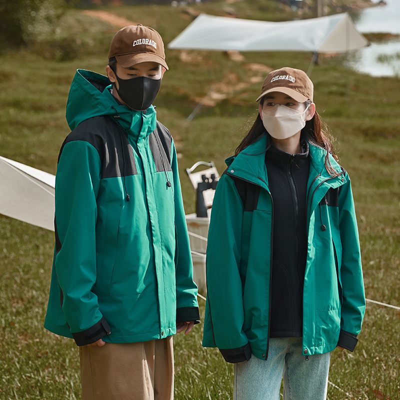 Ddmyoutdoor New Outdoor Assault Suit For Men Women Autumn And Winter Three In One Detachable Fleece Warm Two Piece Set Windproof Jackets