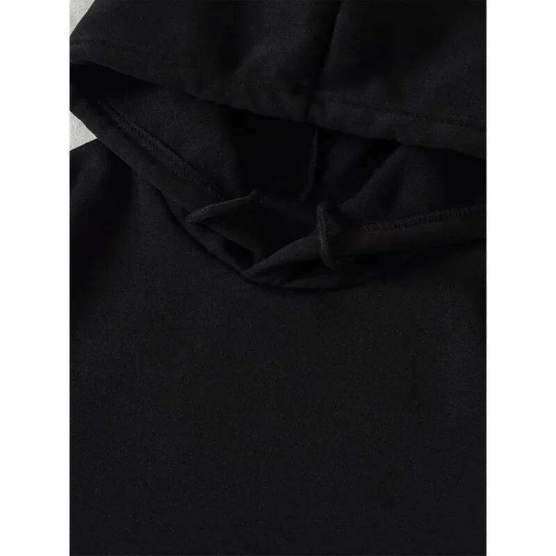 Women's Hooded Hoodie American Style Personalized Outfit Trendy Autumn Clothing For Women Brand Retro Jacket Thickened Ho