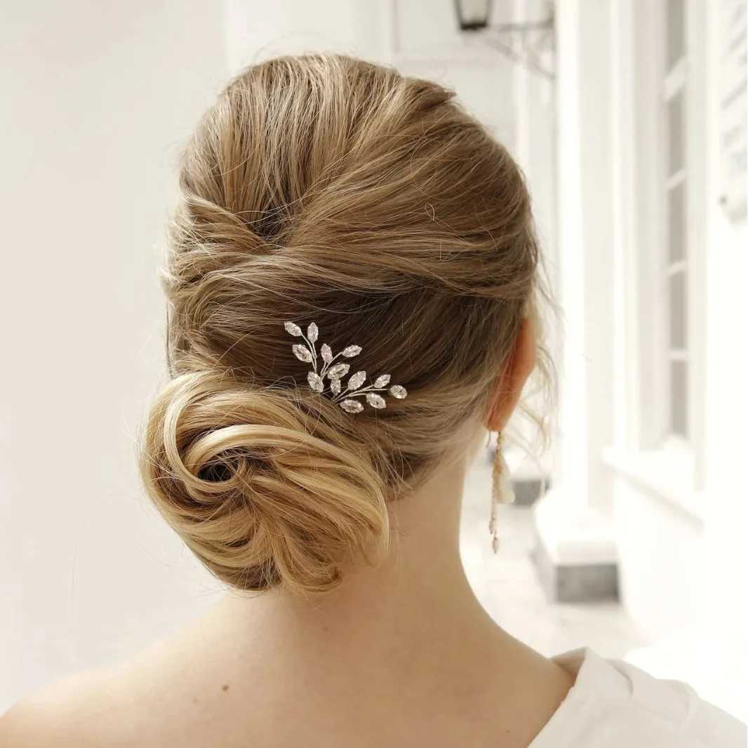 5PCS Fashion Crystal Rhinestone Hairpins Stick Hair Clip for Women Bridal Hair Accessories Party Wedding Hair Clips Jewelry Z250605