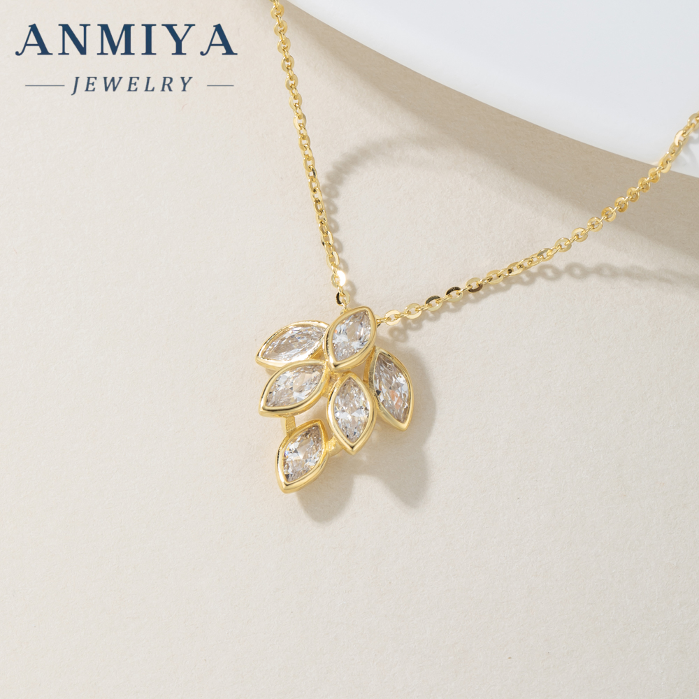 Customized Wholesale Fashion Ladies Necklace Earring Sets Rhinestone Long Leaf Gold Jewelry Set for Women