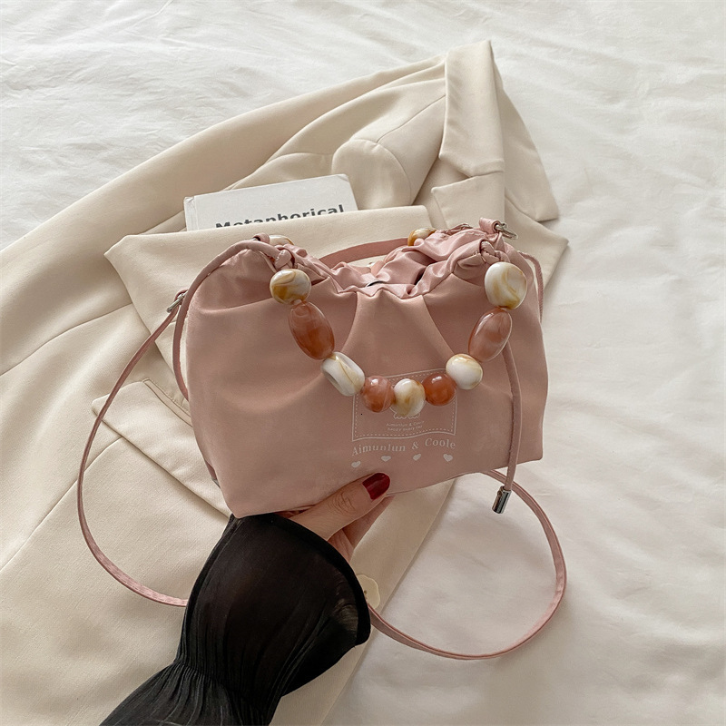 designer 2025 Fashion Trendy Unique Design Bucket Bag Spring New Textured Women's Casual Shoulder Crossbody Bag