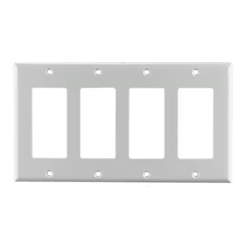 1-5 Gang Hot Sale Plastic American Style Wall Switch Plate Outlet Cover American Standard Wall Panel Order inquiry back office Order inquiry back offi