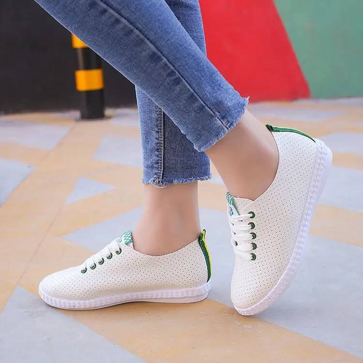 Ddmyoutdoor Hot New Fashion Light High Quality Women Girls Flats Slip On Breathable Casual Shoes Flat Shoesfg Outdoor Shoes
