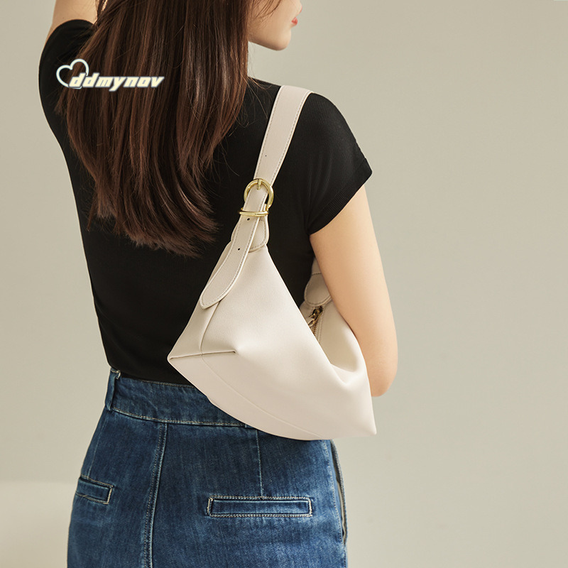 Nalandu Underarm for Women 2025 New Summer Niche High-end Baguette Single Shoulder Genuine Leather Women's Bag ddmynov