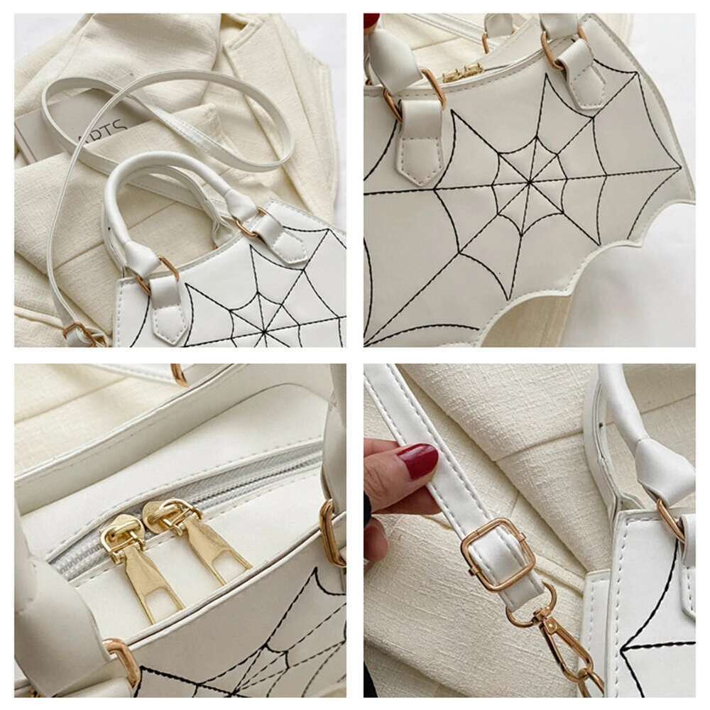 Women Small Shoulder Bat Wing Ladies Crossbody Bag Creative Chic PU Leather Fashion Halloween Props Outdoor Shopping Bags
