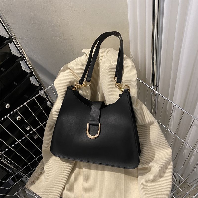 2025 Spring and Summer New Women's Bag Texture Women's Bag New Style Retro Fashion Single Shoulder Underarm Bag Multi functional Commuter Ha